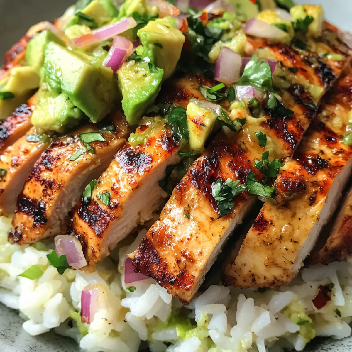 Honey Lime Chicken & Avocado Rice Stack for Zesty Flavor Lovers