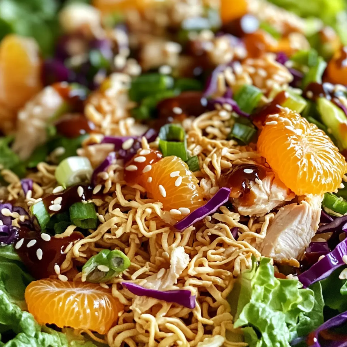 Sweet and Crunchy Asian Chicken Crunch Salad for Summer Fun