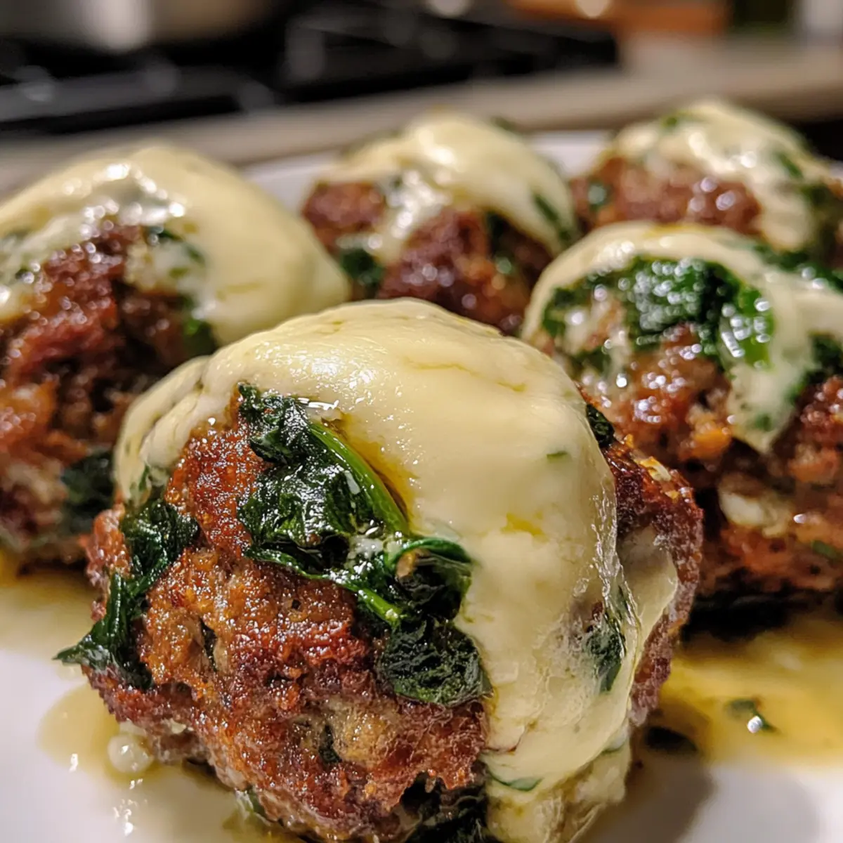 Savory Spinach Garlic Meatballs for Cozy Homemade Comfort