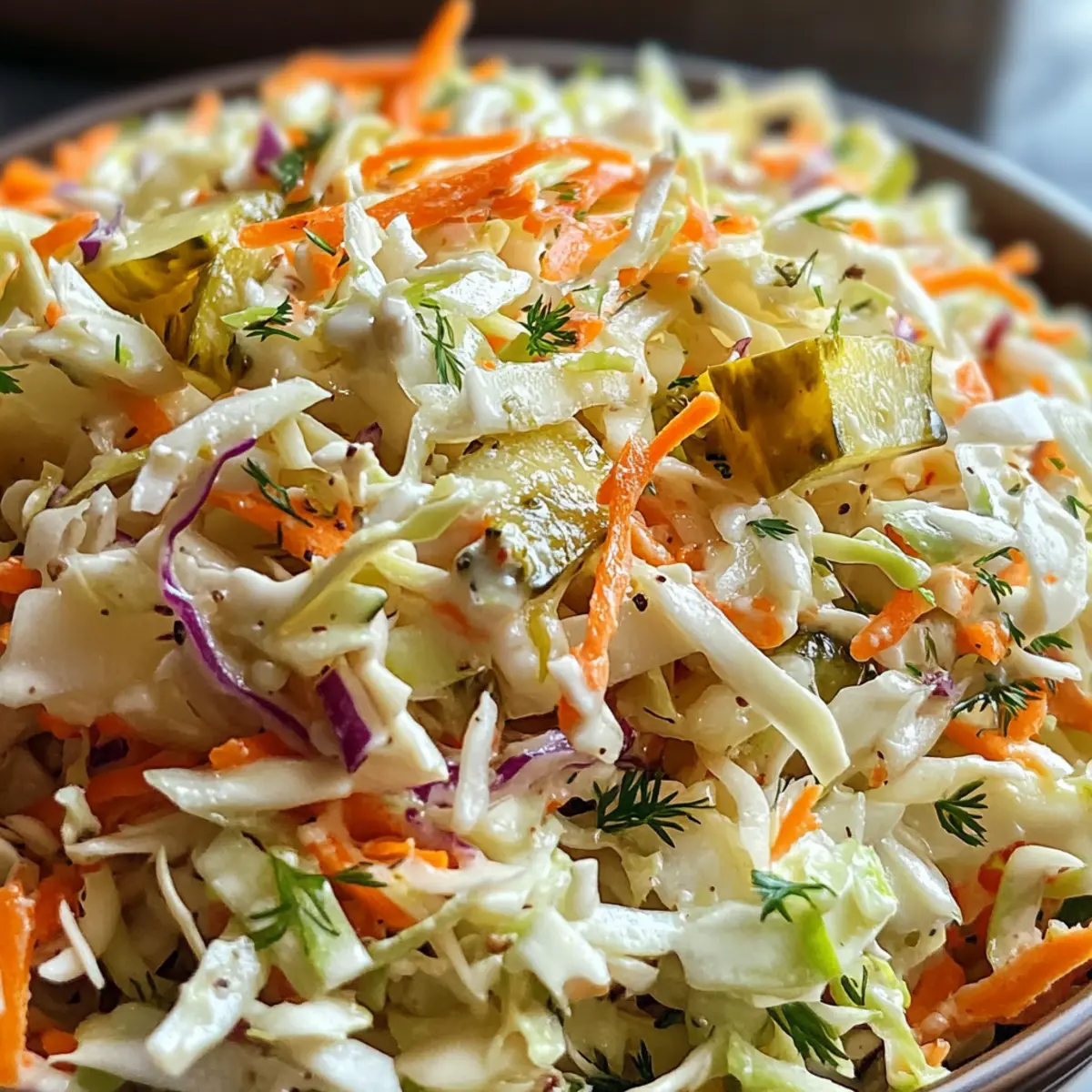 Sweet & Spicy Pickle Slaw That will Brighten Your BBQ