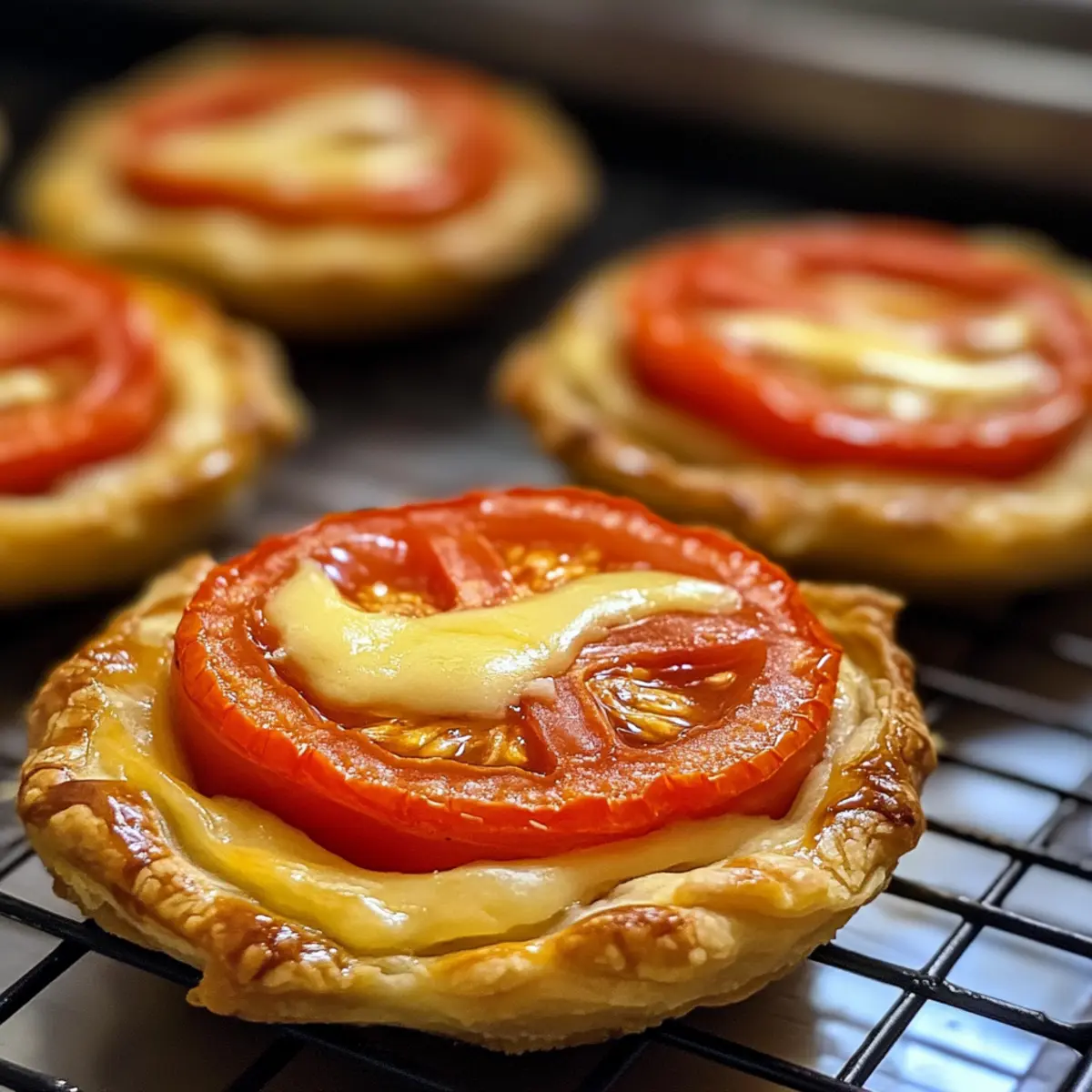 Savory Tomato Tartlets with Puff Pastry for Effortless Entertaining