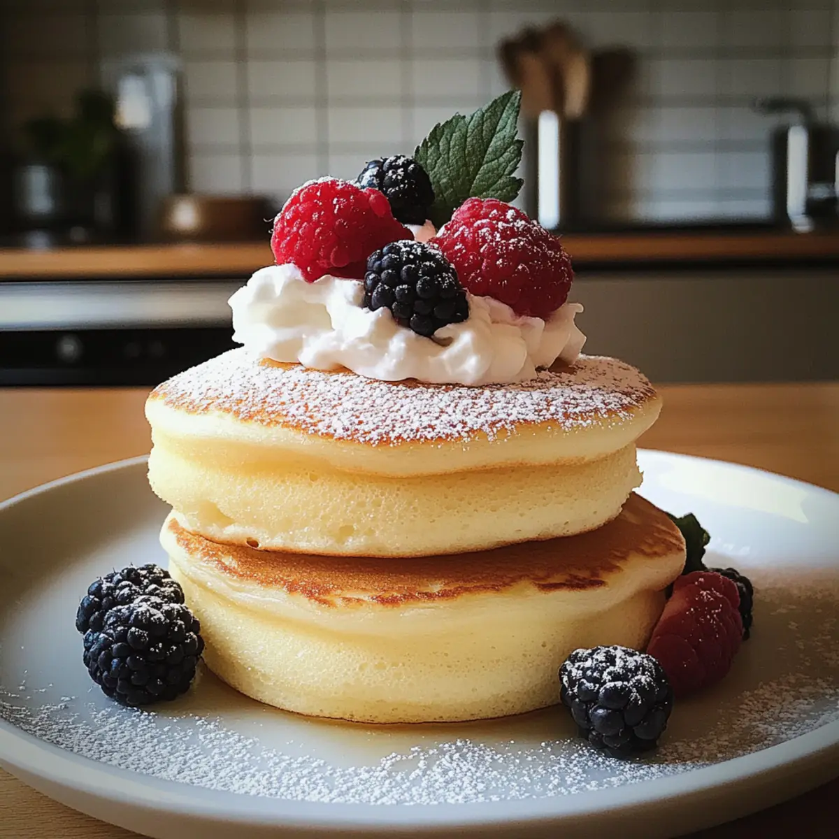 Fluffy Japanese Soufflé Pancakes for a Dreamy Brunch Treat