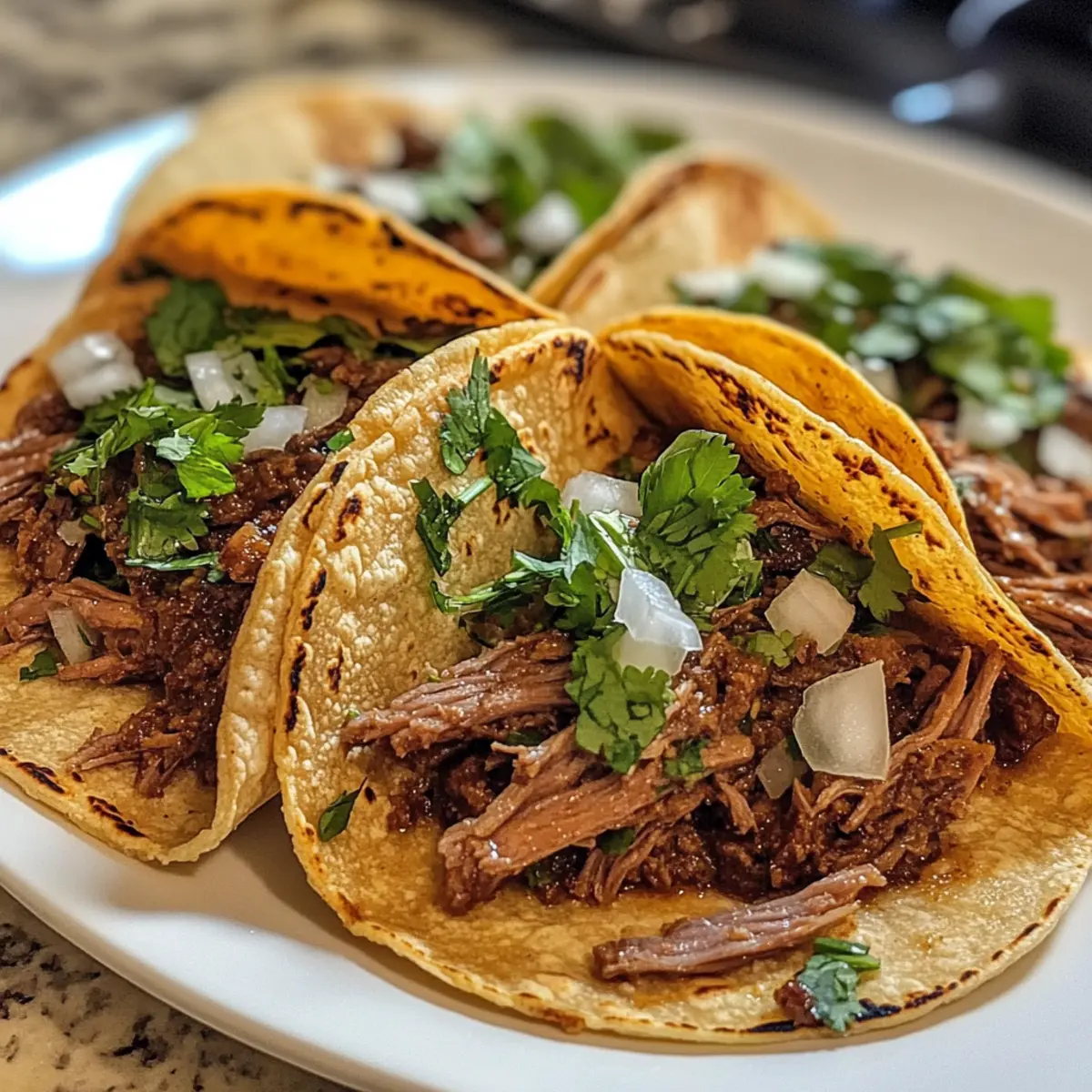 Savory Crock Pot Birria Tacos with Flavorful Consome