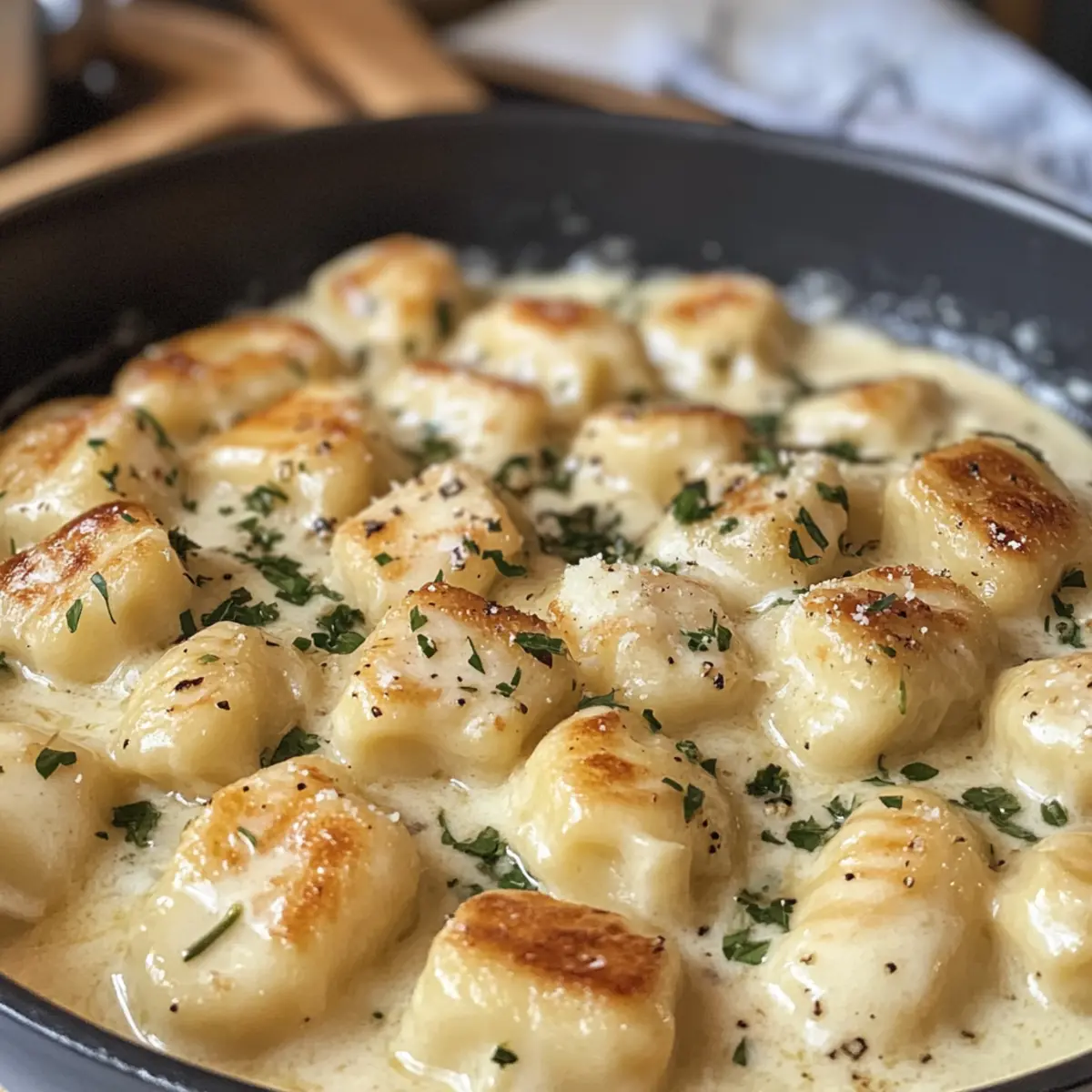 Millionaire Gnocchi with Creamy Sauce for Cozy Nights