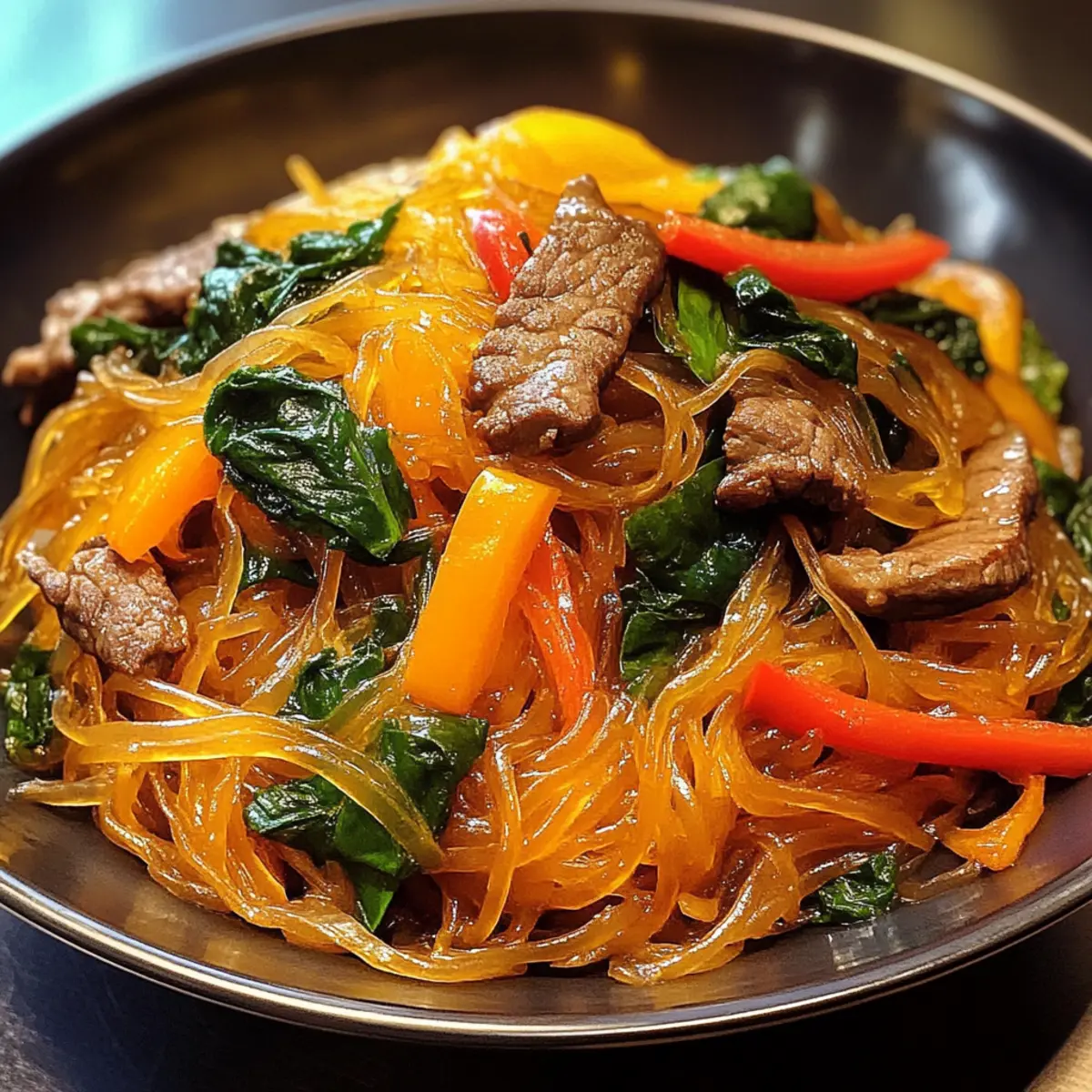 Delicious Korean Japchae: A Flavorful Noodle Adventure