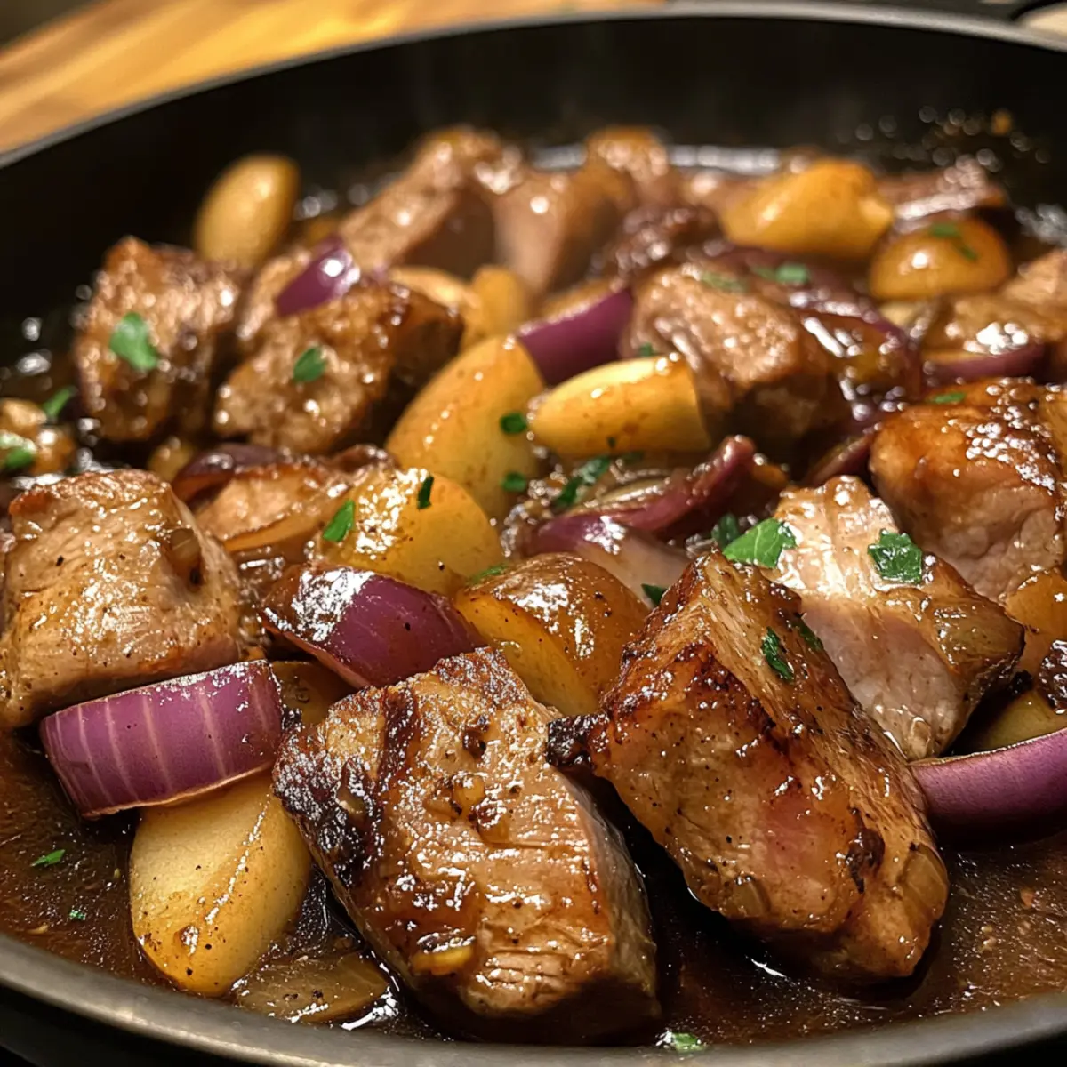 Tender Apple Cider Braised Pork Shoulder for Cozy Nights