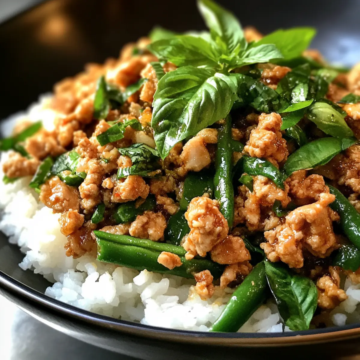 Flavor-Packed Thai Basil Chicken in Just 20 Minutes
