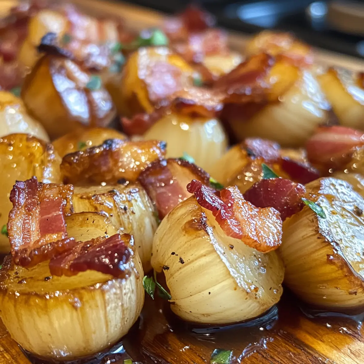 Honey-Glazed Shallots with Crispy Bacon for Ultimate Comfort