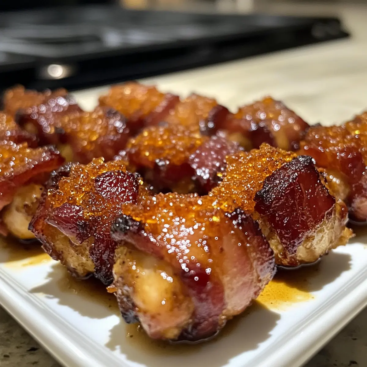 Bacon Brown Sugar Chicken Bites: Sweet & Smoky Perfection