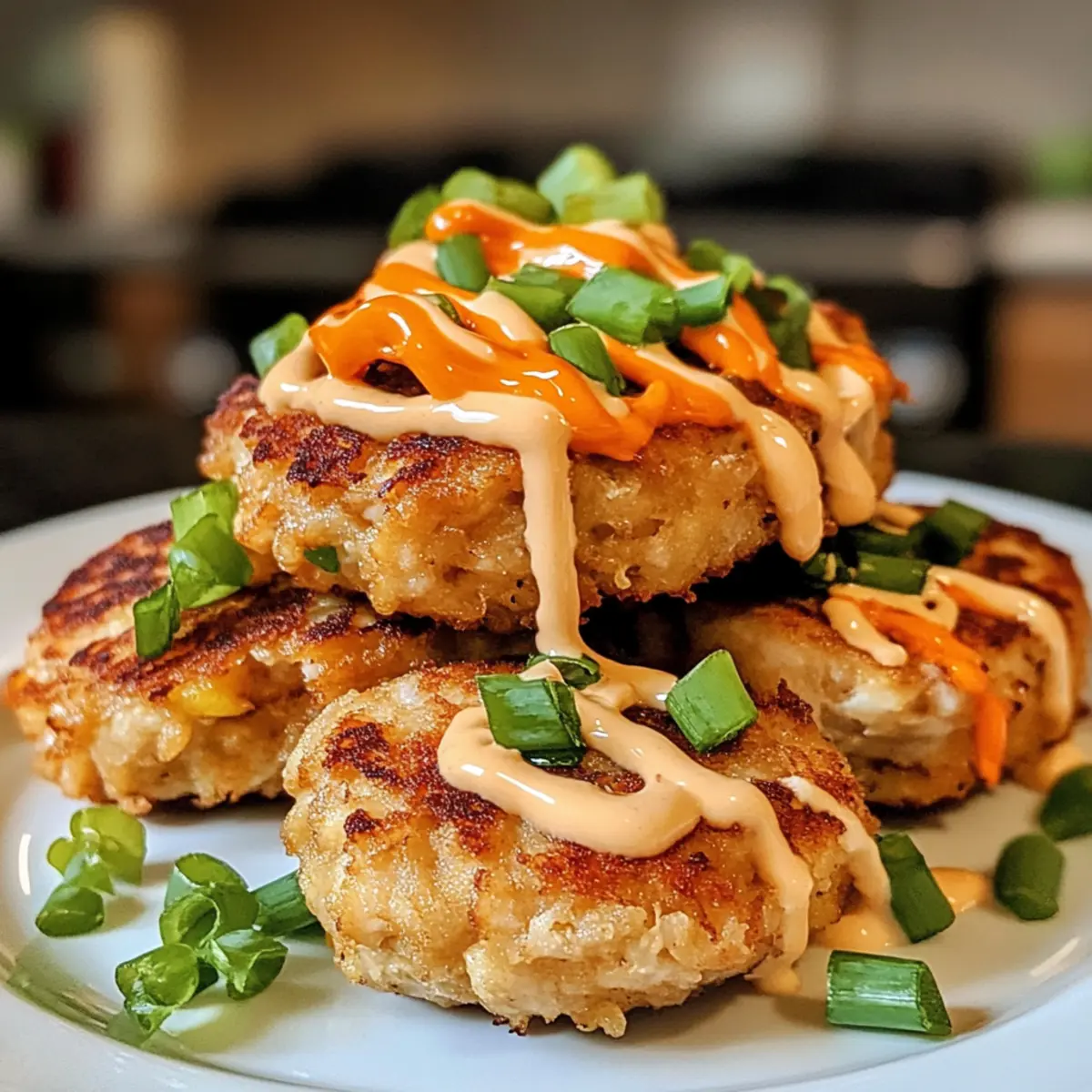 Crispy Asian-Style Tuna Cakes with Spicy Mayo Bliss