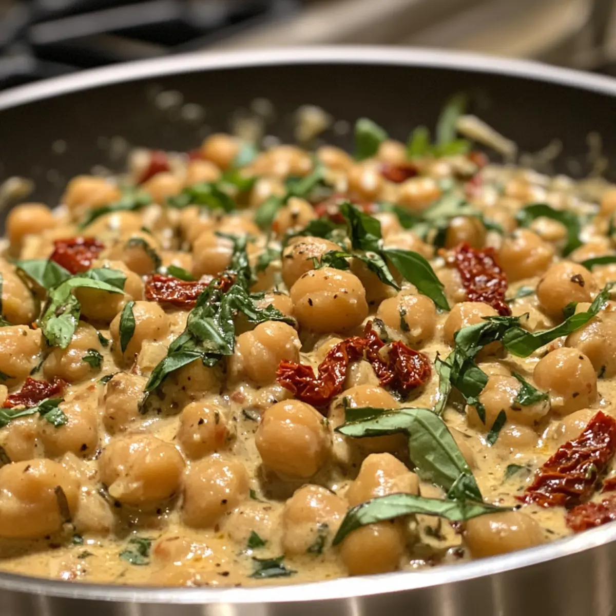Delicious Marry Me Chickpeas in Creamy Tuscan Sauce