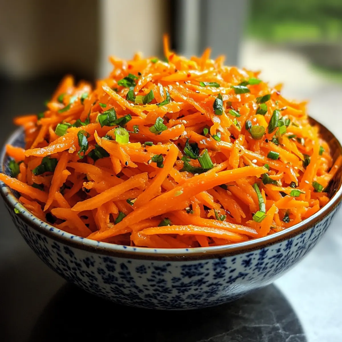 Korean Carrot Salad: Crunchy, Fresh, and Full of Flavor