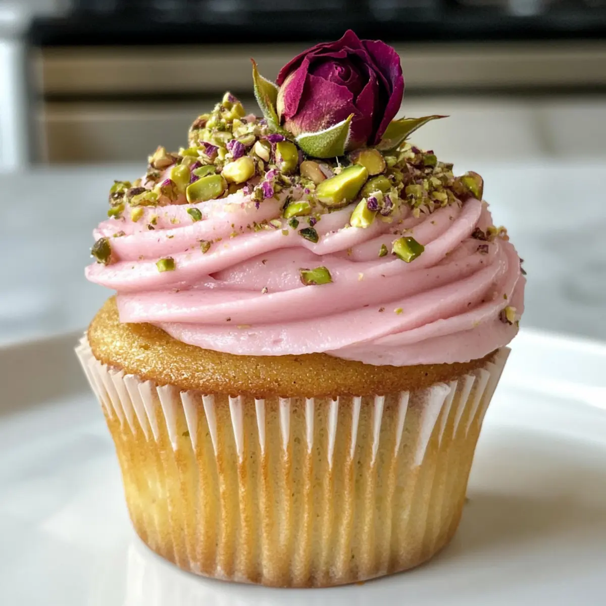 Vegan Mini Rose Pistachio Cupcakes for Irresistible Celebrations