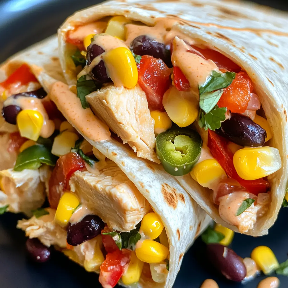 Quick and Healthy Southwest Chicken Wrap with Bold Flavors