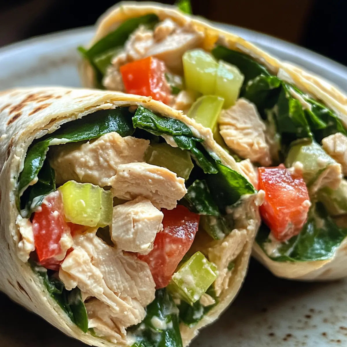 Creamy Homemade Chicken Salad Wraps for Quick Lunch Bliss