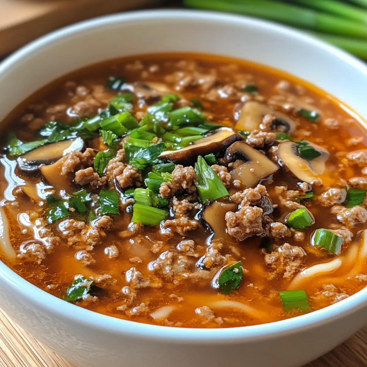 Savory Tomato Enoki Mushroom Soup: A Cozy Umami Delight
