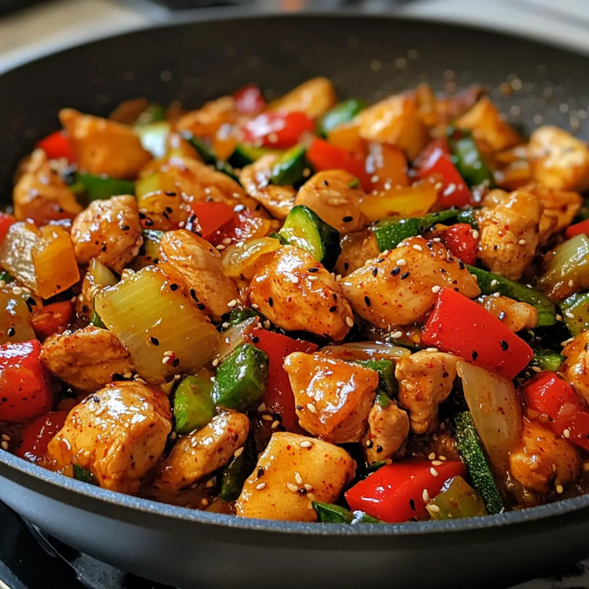 Korean Spicy Chicken Stir Fry: Quick, Flavorful Dinner Bliss