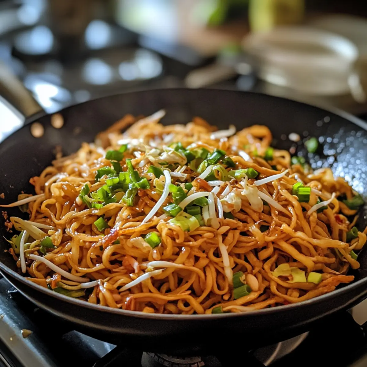 Savory Soy Sauce Pan Fried Noodles in Just 10 Minutes