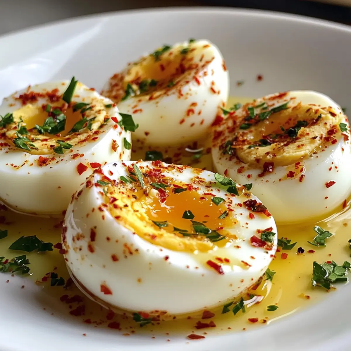 Cajun Boiled Eggs with Spicy Garlic Butter Sauce Bliss