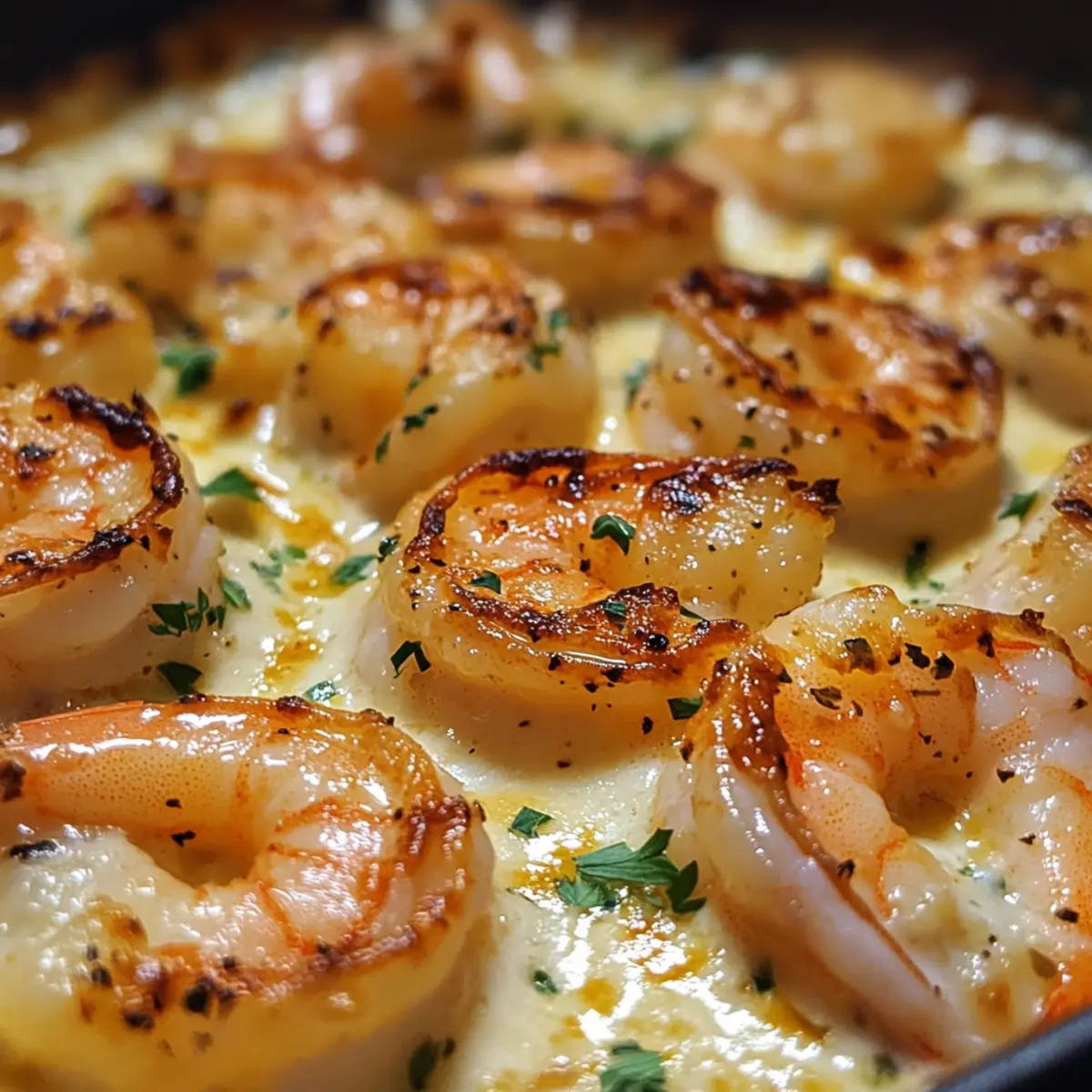 Delicious Keto Garlic Shrimp Au Gratin for Comfort Food Lovers